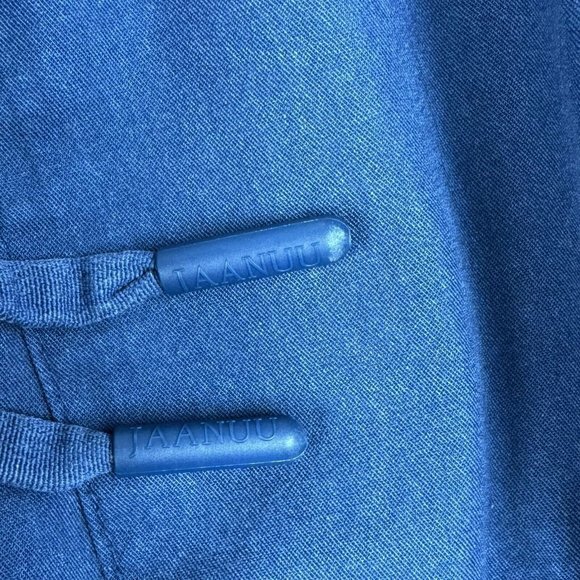 Jaanuu J95084T Classic High-Waist Scrub Pant Womens Sz XST Blue Cargo Drawstring - Picture 5 of 6